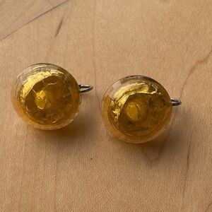DALSHEIM BUTTON CLIP ON EARRINGS